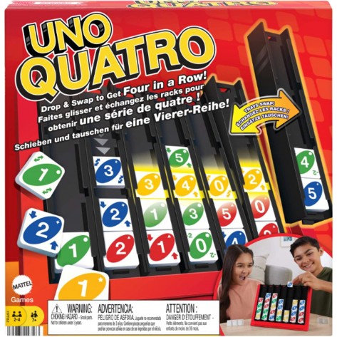  Настолна игра Uno Quatro - семейна