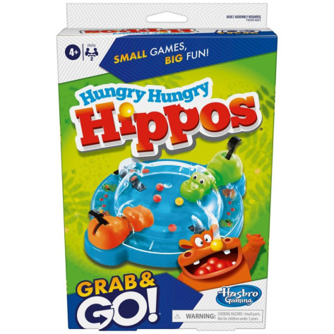 Настолна игра за двама Hungry Hungry Hippos: Grab & Go! - Детска