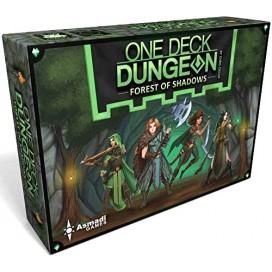 Настолна игра за двама One Deck Dungeon: Forest of Shadows - кооперативна