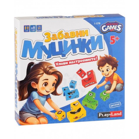 Настолна игра Забавни муцунки - Детска