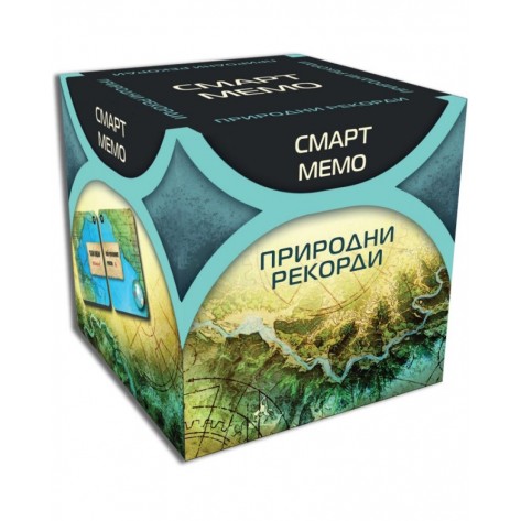 Настолна мемори игра Смарт Мемо: Природни рекорди - Семейна