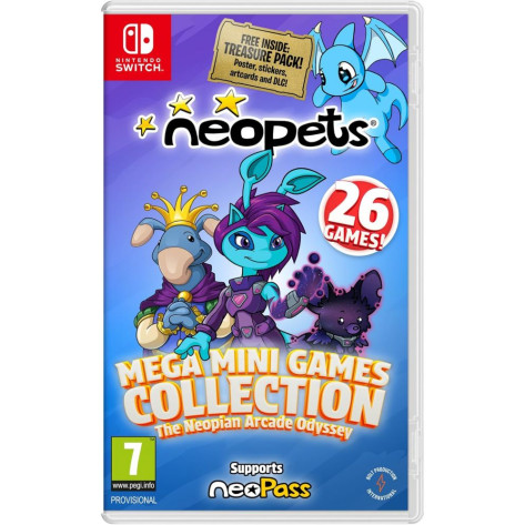 Игра Neopets: Mega Mini Games Collection - Day One Edition за Nintendo Switch