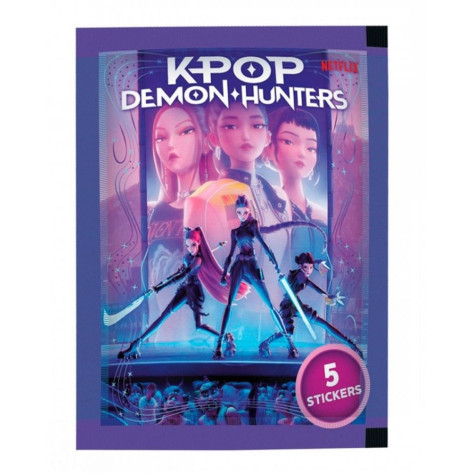 Netflix K-Pop Demon Hunters стикери - 5 броя