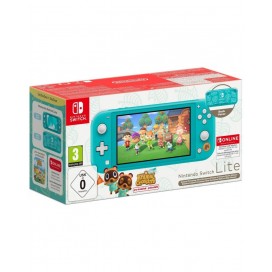 Конзола Nintendo Switch Lite - Turquoise, Animal Crossing: New Horizons Bundle - Timmy & Tommy Aloha Edition + 12 месеца NSO