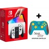 Конзола Nintendo Switch OLED - White + Steelplay Adventure Wireless Controller Bundle