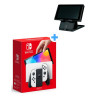 Конзола Nintendo Switch OLED - White + Hori Playstand