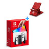 Конзола Nintendo Switch OLED - White + Super Mario Playstand