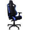 Гейминг стол noblechairs - EPIC Compact , черен/карбон/син