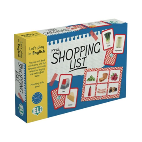 Образователна игра Eli My shopping list (Английски език)