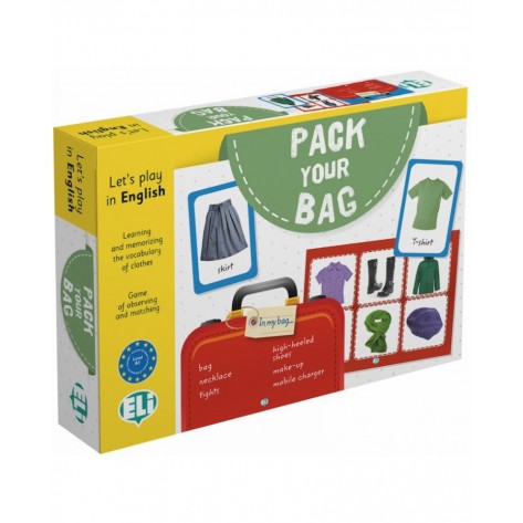 Образователна игра Eli Pack Your Bag Beginner (Английски език)