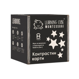 Образователна настолна игра Learning Cube: Контрастни карти - Детска Образователна настолна игра Learning Cube: Контрастни карти - Детска