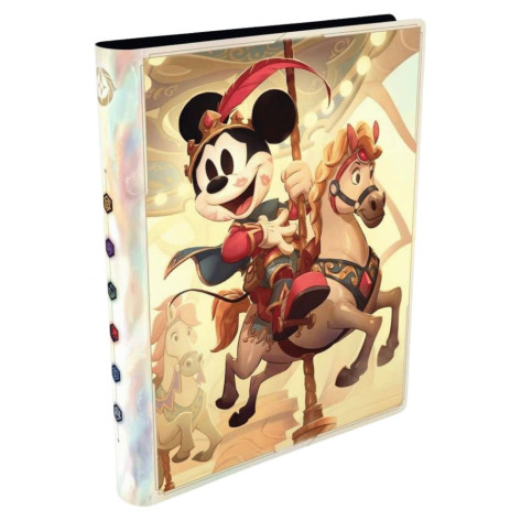 Папка за съхранение на карти Ravensburger - Disney Lorcana TCG: Mickey and Minnie 9-Pocket Card Portfolio