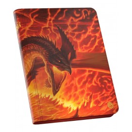 Папка за съхранение на карти Ultimate Guard Zipfolio 18-Pocket Xenoskin Magic the Gathering: Tarkir Dragonstorm - Magmatic Hellkite (360 бр.)