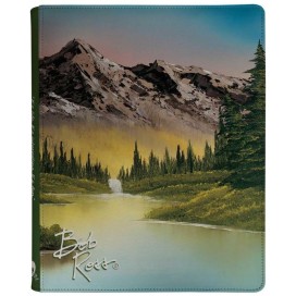  Папка за съхранение на карти Ultra Pro Bob Ross: Mountain Retreat 9-Pocket Zippered PRO Binder (360 бр.)