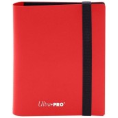  Папка за съхранение на карти Ultra Pro - Eclipse 2-Pocket PRO-Binder, Apple Red (80 бр.)	