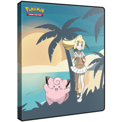 Папка за съхранение на карти Ultra Pro - Pokemon TCG: Lillie and Clefairy 9-Pocket Portfolio (180 бр.)