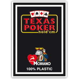 Пластични покер карти Texas Poker - черен гръб Пластични покер карти Texas Poker - черен гръб