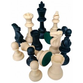  Пластмасови фигури с филц за шах Manopoulos, 5 cm