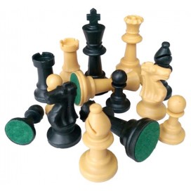 Пластмасови фигурки за шах Modiano, 9.5 cm