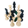Пластмасови фигурки за шах Modiano, утежнени, 9.5 cm