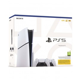 Конзола PlayStation 5 (Slim) + втори контролер DualSense