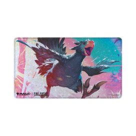  Подложка за игри с карти Ultra Pro - MTG: Final Fantasy x Universes Beyond, Traveling Chocobo (Black) Holofoil Playmat