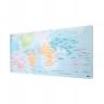 Подложка за мишка Erik - World Map, XL, мека, многоцветна