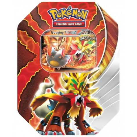 Pokemon TCG: Paradox Destinies Tin - Gouging Fire