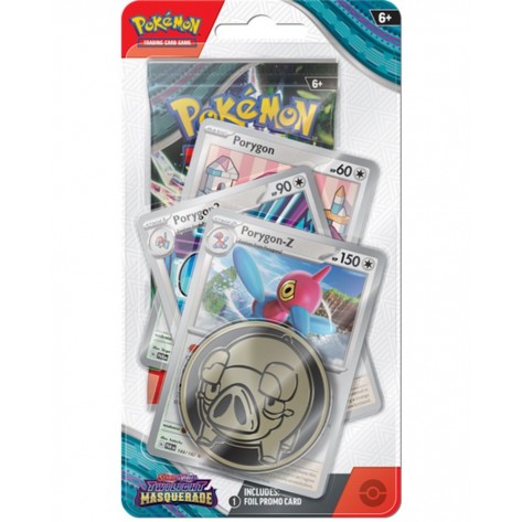 Pokemon TCG: Scarlet & Violet 6 Twilight Masquerade Premium Checklane Blister - Porygon-Z