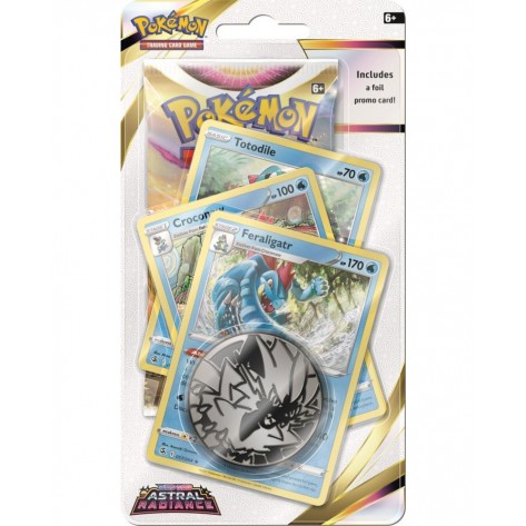 Pokemon TCG: Sword & Shield - Astral Radiance Premium Checklane Blister - Feraligatr