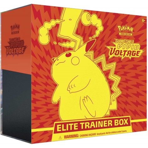  Pokemon TCG: Sword & Shield Vivid Voltage Elite Trainer Box