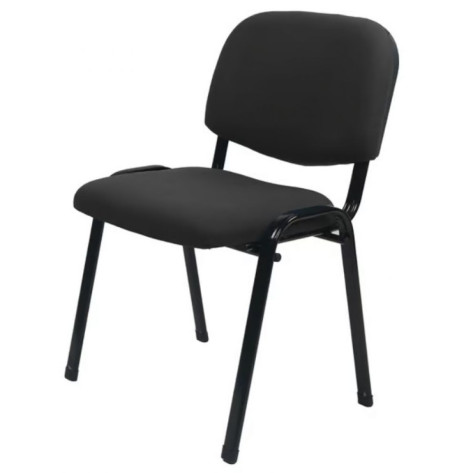 Посетителски стол Iso - Iron Black, черен