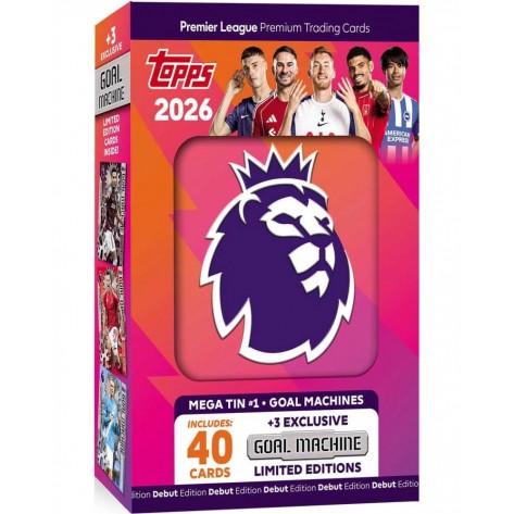 Premier League 2025/26 TCG Mega Tin Goal Machine