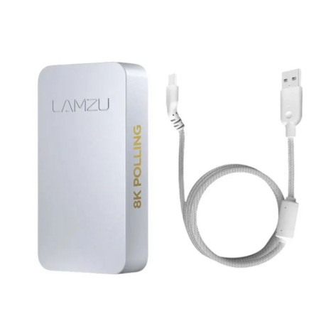 Приемник за мишка Lamzu - 8K Dongle,  бял