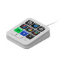 Програмируема клавиатура Logitech - MX Keypad, 9 LCD клавиша, USB-C, светлосива
