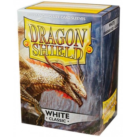 Протектори за карти Dragon Shield Classic Sleeves - White (100 бр.)