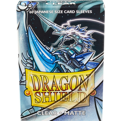 Протектори за карти Dragon Shield Clear Sleeves - Small Matte (60 бр.)