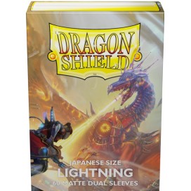  Протектори за карти Dragon Shield Dual Lightning Sleeves - Small Matte (60 бр.)