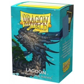  Протектори за карти Dragon Shield Dual Sleeves - Matte Lagoon (100 бр.)