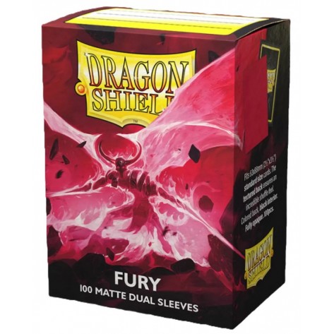 Протектори за карти Dragon Shield Dual Sleeves - Matte Fury (100 бр.)