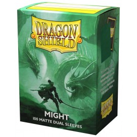 Протектори за карти Dragon Shield Dual Sleeves - Matte Might (100 бр.)