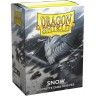 Протектори за карти Dragon Shield Dual Sleeves - Matte Snow (100 бр.)