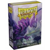  Протектори за карти Dragon Shield Dual Sleeves - Small Matte Orchid (60 бр.)