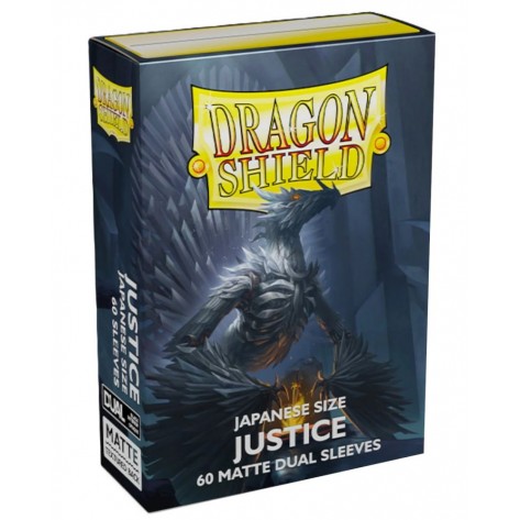 Протектори за карти Dragon Shield Dual Sleeves - Small Matte Justice (60 бр.)