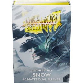  Протектори за карти Dragon Shield Dual Snow Sleeves - Small Matte (60 бр.)