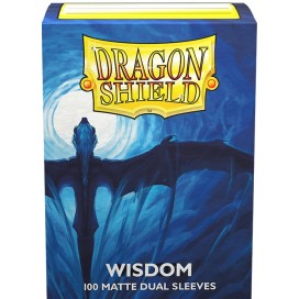  Протектори за карти Dragon Shield Dual Wisdom Sleeves - Matte (100 бр.)