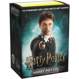  Протектори за карти Dragon Shield - Matte Art Sleeves Standard Size, Harry Potter (100 бр.)