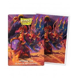 Протектори за карти Dragon Shield - Matte Art Sleeves Small Size, The Fallen (60 бр.)
