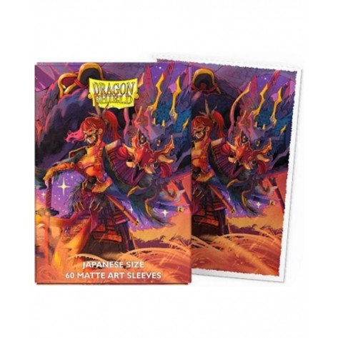 Протектори за карти Dragon Shield - Matte Art Sleeves Small Size, The Fallen (60 бр.)