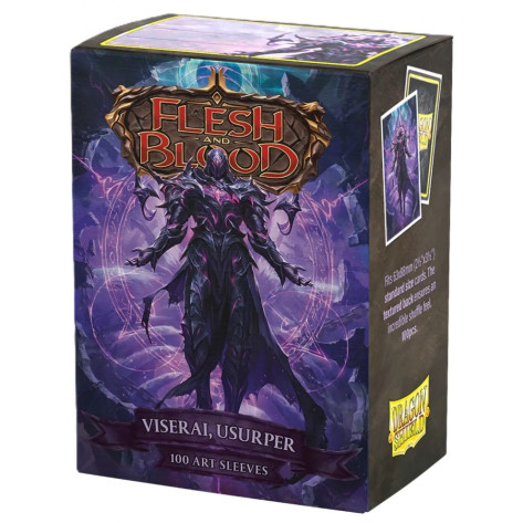 Протектори за карти Dragon Shield - Matte Art Sleeves Standard Size, Flesh and Blood: Viserai, Usurper (100 бр.)